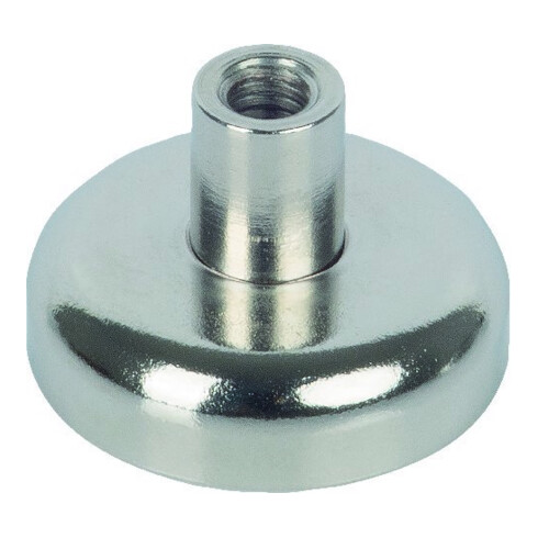 suki Pot magnétique Neo Ø20, H13,5, avec filetage M4, argent Contenu : 1