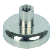 suki Pot magnétique Neo Ø20, H13,5, avec filetage M4, argent Contenu : 1