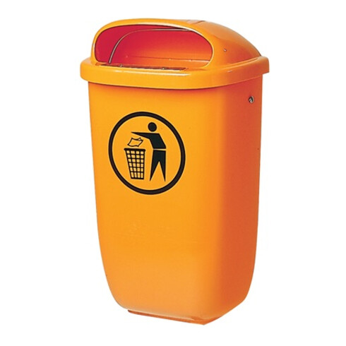 Sulo Abfallbehälter mit Regenhaube, Kunststoff, 50l