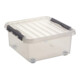 Sunware Aufbewahrungsbox Q-line H6162902 18l 40x40x20cm Rollen tr-1