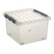 Sunware Aufbewahrungsbox Q-line H6163202 26l 40x40x28cm Rollen tr-1