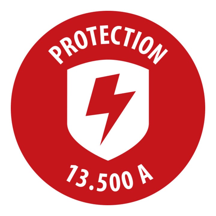 Super-Solid 13.500A Überspannungsschutz-Steckdosenleiste 5-fach silber 2,5m H05VV-F 3G1,5
