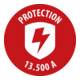 Super-Solid 13.500A Überspannungsschutz-Steckdosenleiste 8-fach silber 2,5m H05VV-F 3G1,5-4