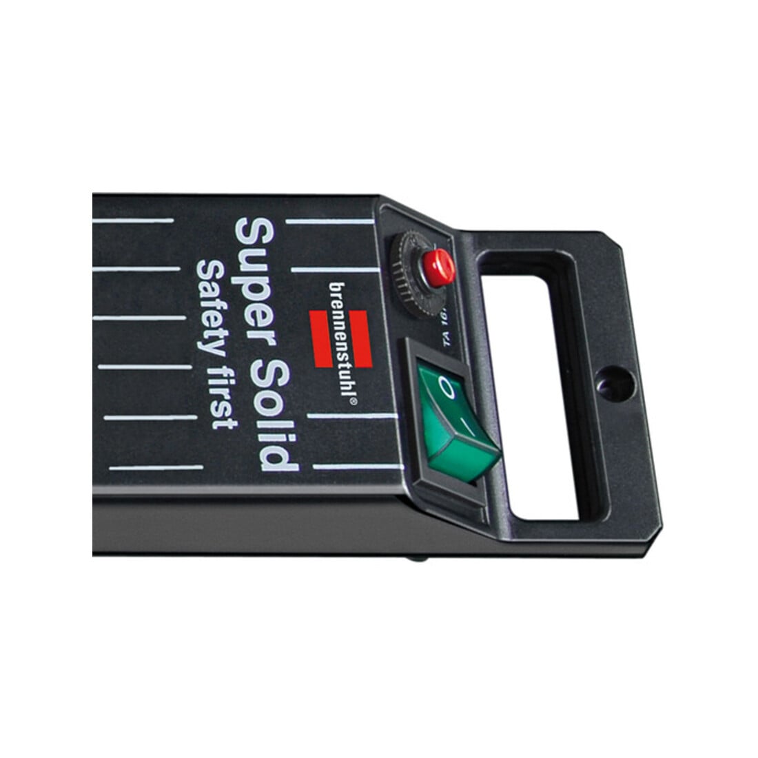 Super-Solid-Line Steckdosenleiste 5-fach schwarz 2,5m H05VV-F 3G1,5