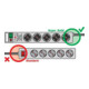 Super-Solid-Line Steckdosenleiste 5-fach schwarz 2,5m H05VV-F 3G1,5