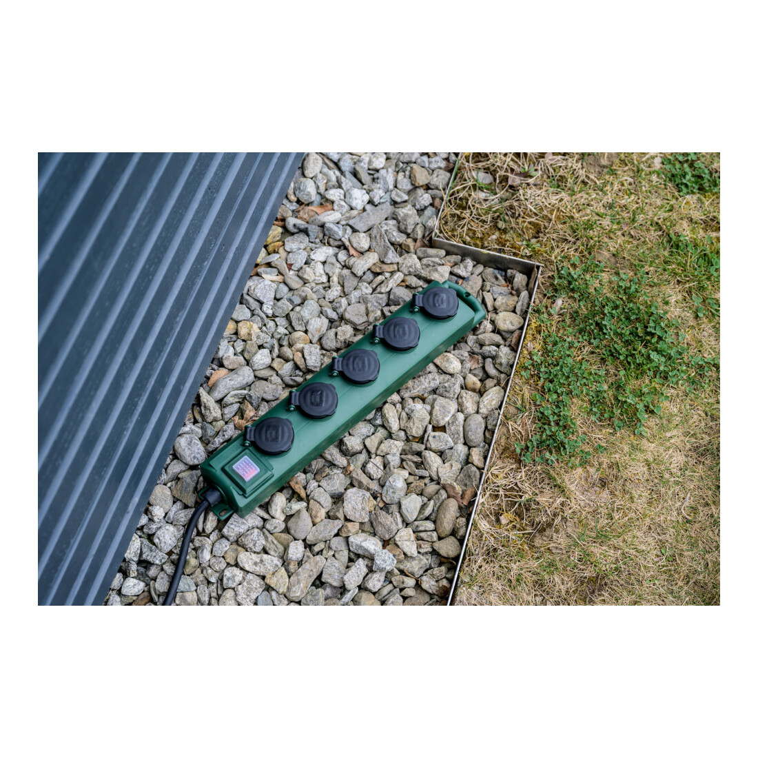 Super-Solid SL 554 DE IP54 Tuinstekkerdoos 5-voudig 5m H07RN-F 3G1.5