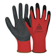 Gant de montage Hase Superflex rouge, polyamide/latex