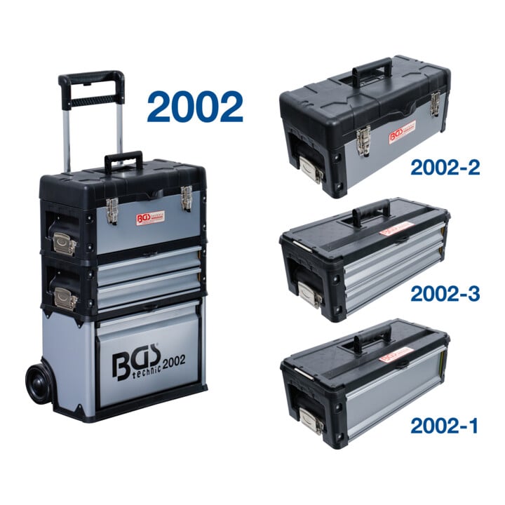 Supplément de caisse à outils à coque dure BGS 2 tiroirs, pour art. 2002