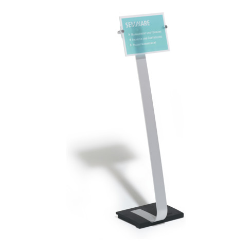 Support au sol durable CRYSTAL SIGN stand A4