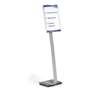 Support au sol durable pour panneau d'information Stand A3