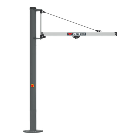Support d'appareils Vetter avec flèche en aluminium, kit d'équilibrage 7230-5 13-17kg, 2,4m