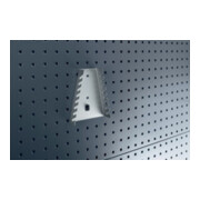Support de clés H180xl70/145xP40mm nbre.attachements 8 vert. p. panneaux perforé