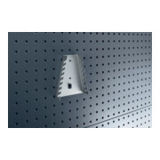 Support de clés H180xl70/145xP40mm nbre.attachements 8 vert. p. panneaux perforé