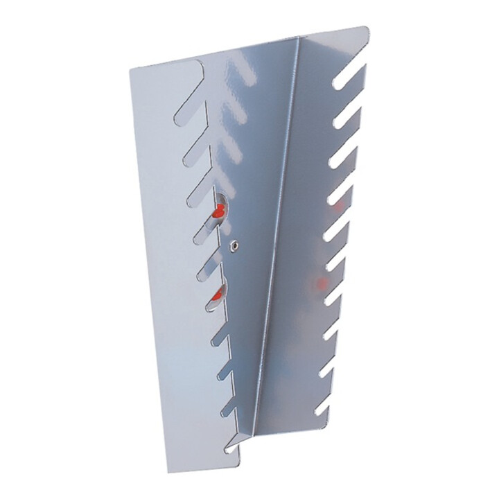 Support de clés H220xl145/75xP50mm nbre.attachements 10 vert. p. panneaux perfor