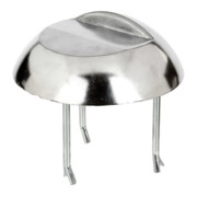 Support de débordement fonte d'aluminium non fini rétractable sur ancrage béton 65mm GAH