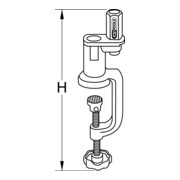 Support de fixation pour établi pour CK 110-3