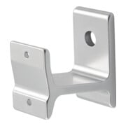 Support de main courante Hermeta 3570 Alu.silver.elox.lateral Mont.Hermeta-1