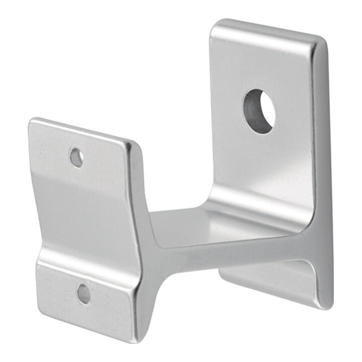 Support de main courante Hermeta 3570 Alu.silver.elox.lateral Mont.Hermeta
