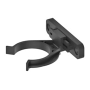 Support de panneau de plinthe avec clip en plastique noir de 70 mm pour la fixation Hettich