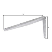 Support L.550mm H.300mm STA brut TZN Trgf.110kg GAH