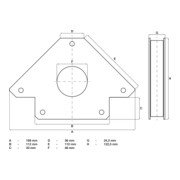 Support magnétique BGS-2