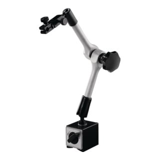 Support magnétique rayon d'action 200 mm H. totale 310 mm force d'adhérence 500