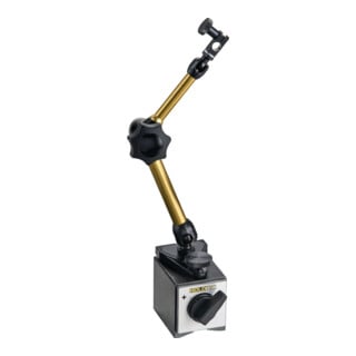 Support magnétique rayon d'action 212 mm H. totale 267 mm force d'adhérence 800