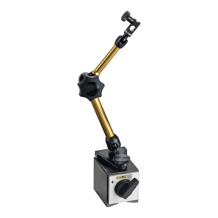 Support magnétique rayon d'action 272 mm H. totale 327 mm force d'adhérence 800