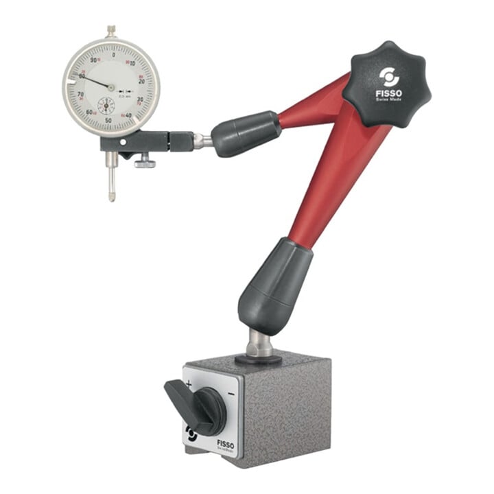 Support magnétique STRATO-LINE rayon d'action 200 mm H. totale 310 mm force d'ad