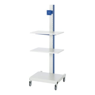 Support mobile pour ordinateur Rau LxPxH 650x650x1750mm