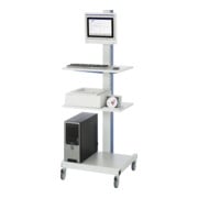 Support mobile pour ordinateur Rau LxPxH 650x650x1750mm-3