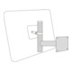 Support mural Moravia pour miroirs de circulation taille 1-3 400 x 500 mm h x l pour la fixation par cheville-3