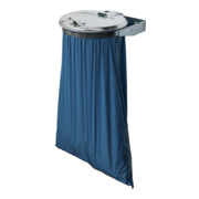 Support mural pour sacs poubelle 70-120 l, couvercle gris
