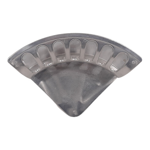 Support mural pour tuyau Forme A alu Taille 2 L266×P108mm