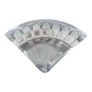 Support mural pour tuyau Forme A Alu Taille 4 I417×P187mm