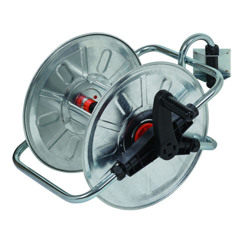 Support mural pour tuyau, galvanisé, pivotant 1/2"-50 mètres