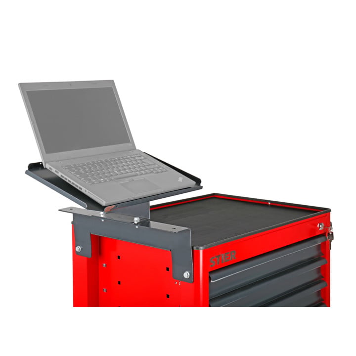 Support ordinateur portable STIER pour servante d'atelier