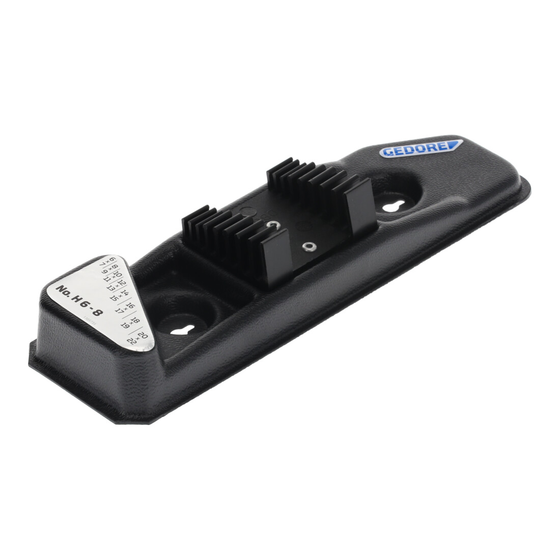 Support plastique Gedore vide pour 8 clés n° 6 (H 6-8L)