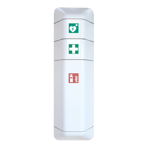 Support pour défibrillateur Eichner blanc