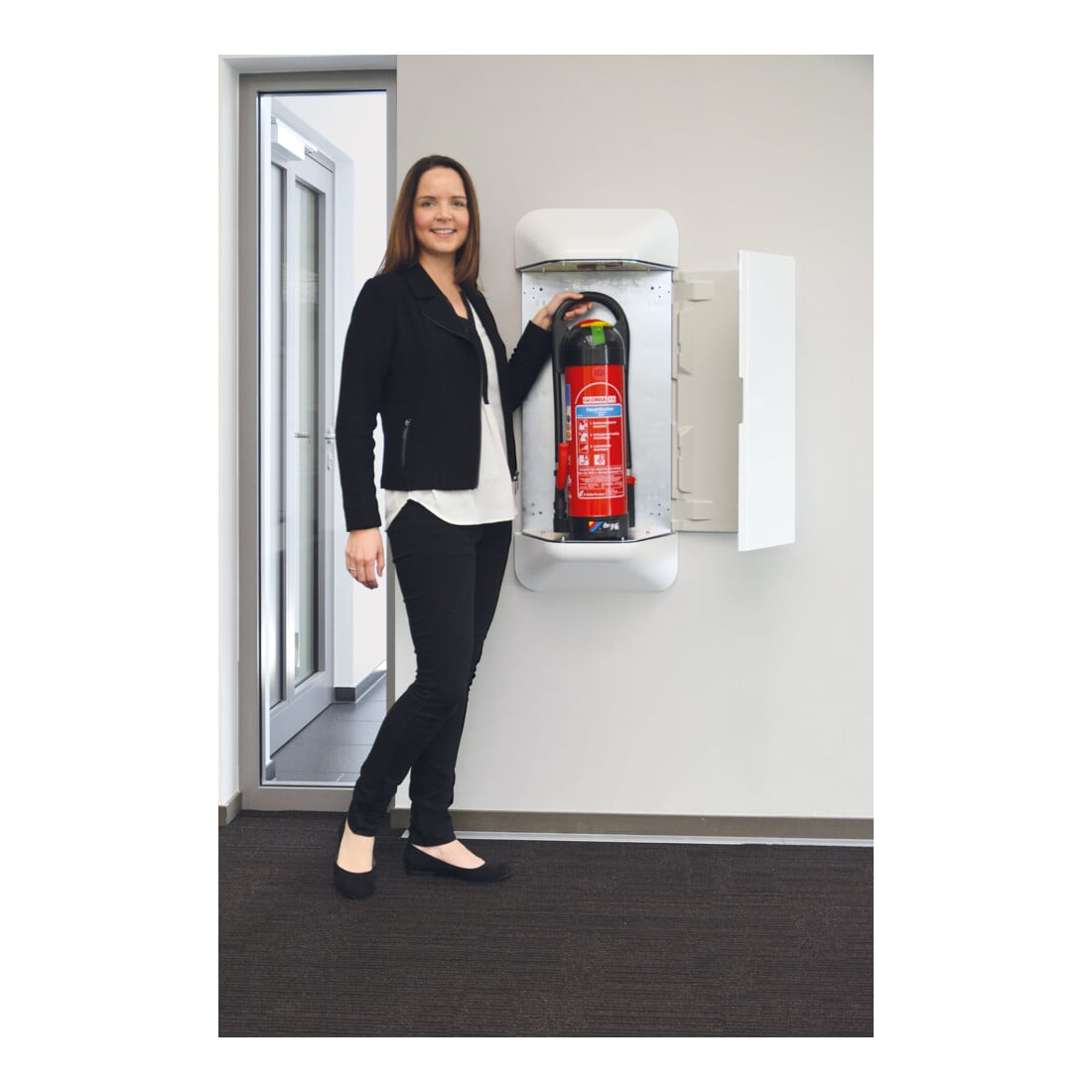 Support pour défibrillateur Eichner blanc