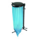 Support pour sacs poubelle 70-120 L vert avec couvercle K gris-1