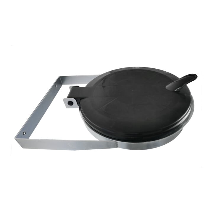 Support pour sacs poubelles STIER pour fixation murale, noir, pour volume de 120 l, lxPxH 550x370x100 mm