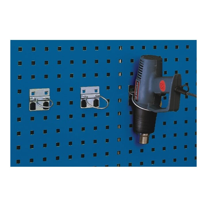 Support rond D. 40 mm galvanisé p. panneaux perforés 5un./sachet BOTT