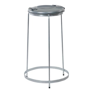 Support tripode 120L avec couvercle en acier galvanisé