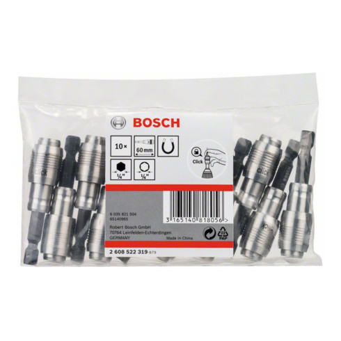 Support universel Bosch Fonction One-Click 1/4", D 14 mm L 60 mm
