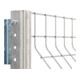 Supports pour fond grillagé Bito finition galvanisée-1
