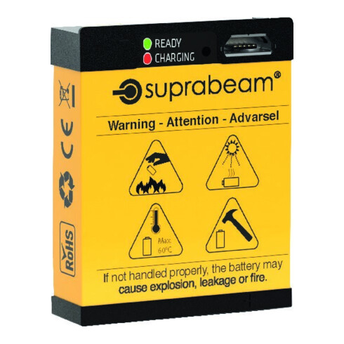 SUPRABEAM Batterie de rechange compatible avec V3pro/V4pro