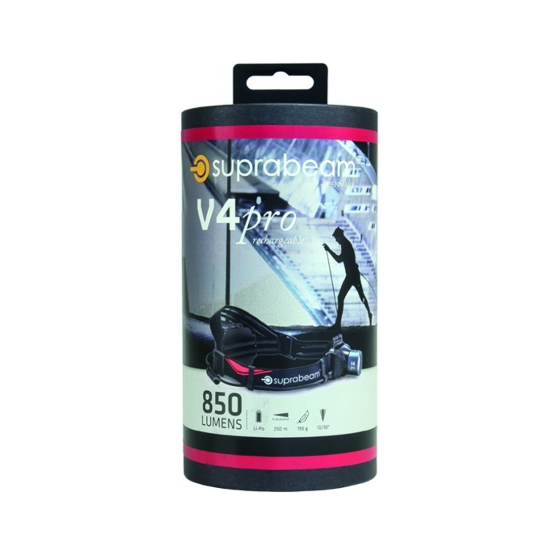 SUPRABEAM Lampe frontale rechargeable V4pro LED