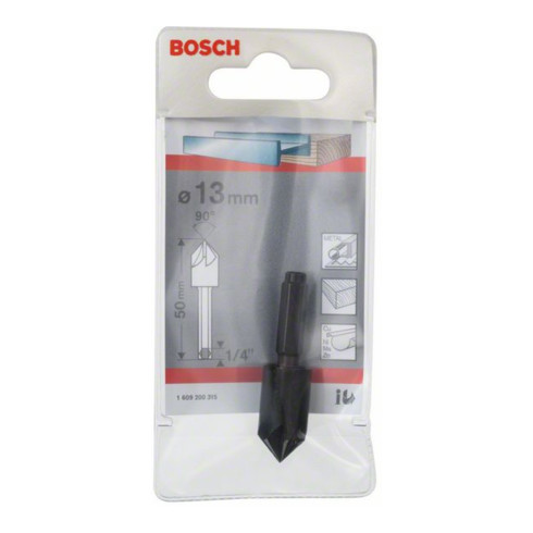 Bosch Svasatore conico con codolo esagonale 13,0 mm 90°, 50 mm 1/4"