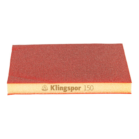 SW 501 TR Eponges abrasives Aluminium Oxide Klingspor 96 x 123 x 12,5 mm Grain 180